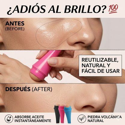 Piedra Volcánica Quita Grasa Facial